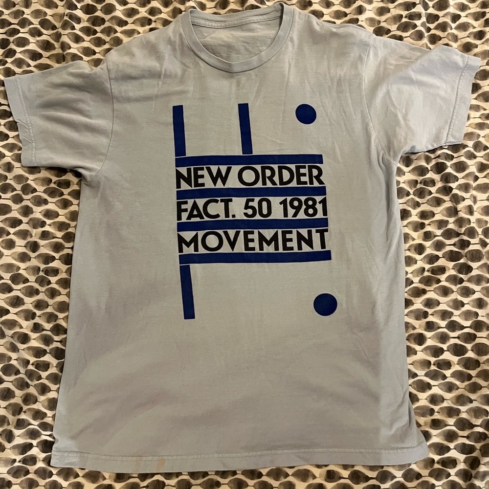 Official NEW ORDER shirt purchases at a show in Seattle 2014